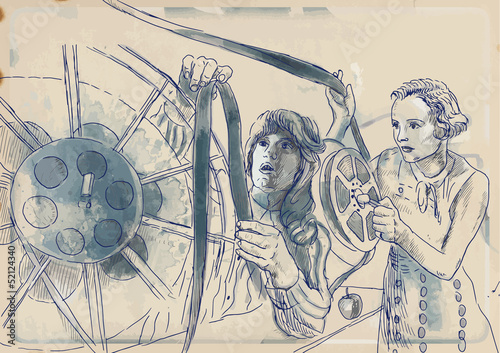 The art of film: Working in film editing room