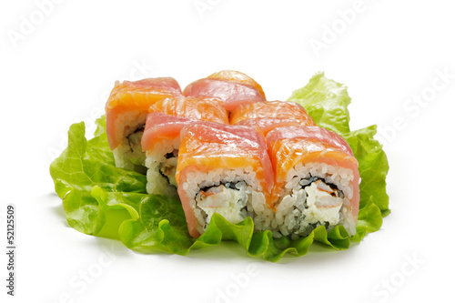 Salmon and Tuna Roll