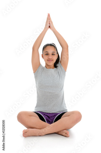 Girl in Yoga Pose