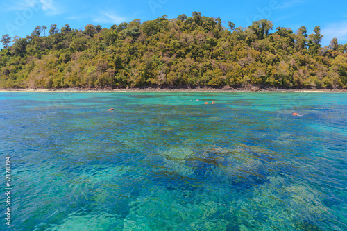 Snorkeling in a sea in Thailand © PinkBlue