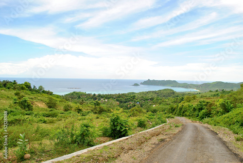 Obraz na płótnie Way to the south Lombok w salonie