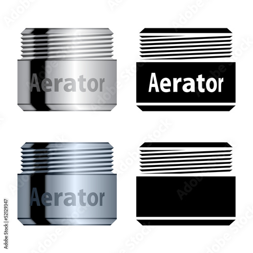 vector water saving aerator photo