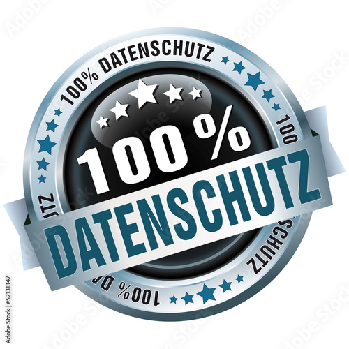 Button - 100% Datenschutz