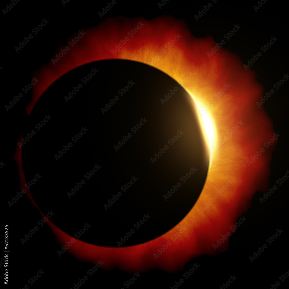 Fototapeta premium sun eclipse