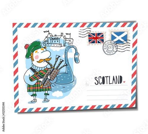 Scotland postcard