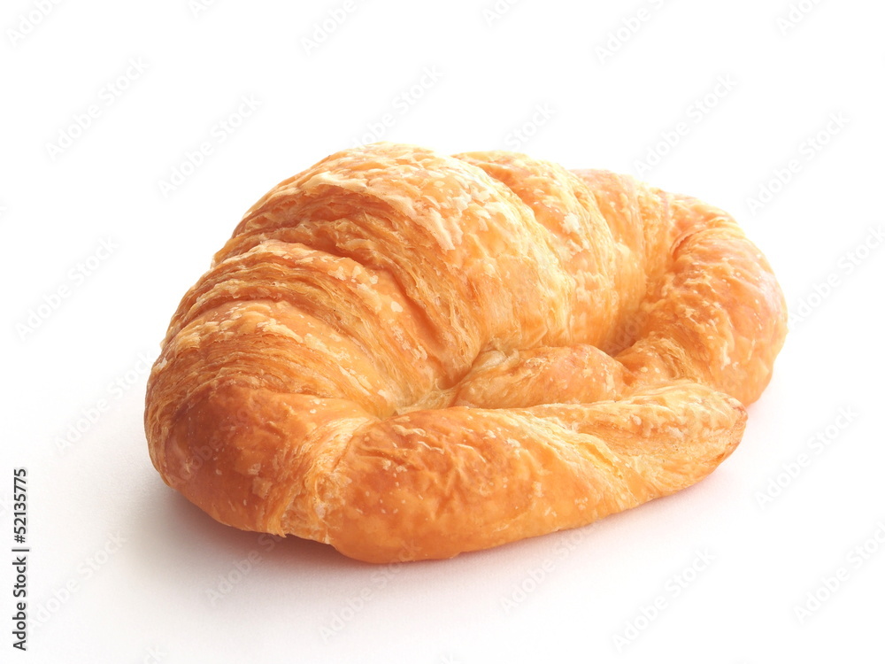 Croissant isolated on white background Croissant isolated on white background
