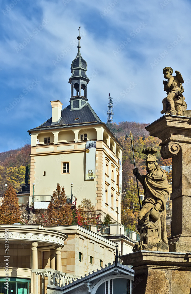 Fototapeta premium Castle Tower, Karlovy Vary