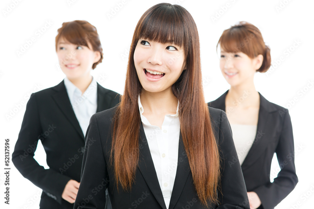 Beautiful asian businesswomen isolated on white background Beautiful asian businesswomen isolated on white background