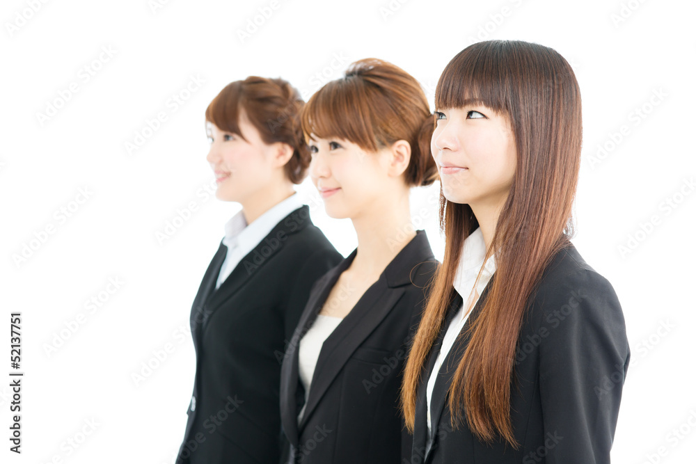 Beautiful asian businesswomen isolated on white background Beautiful asian businesswomen isolated on white background