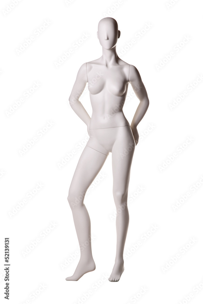 maneken female isolated