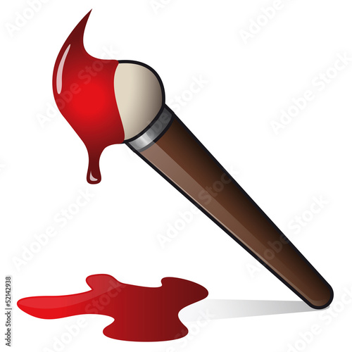 Pinsel - Rot