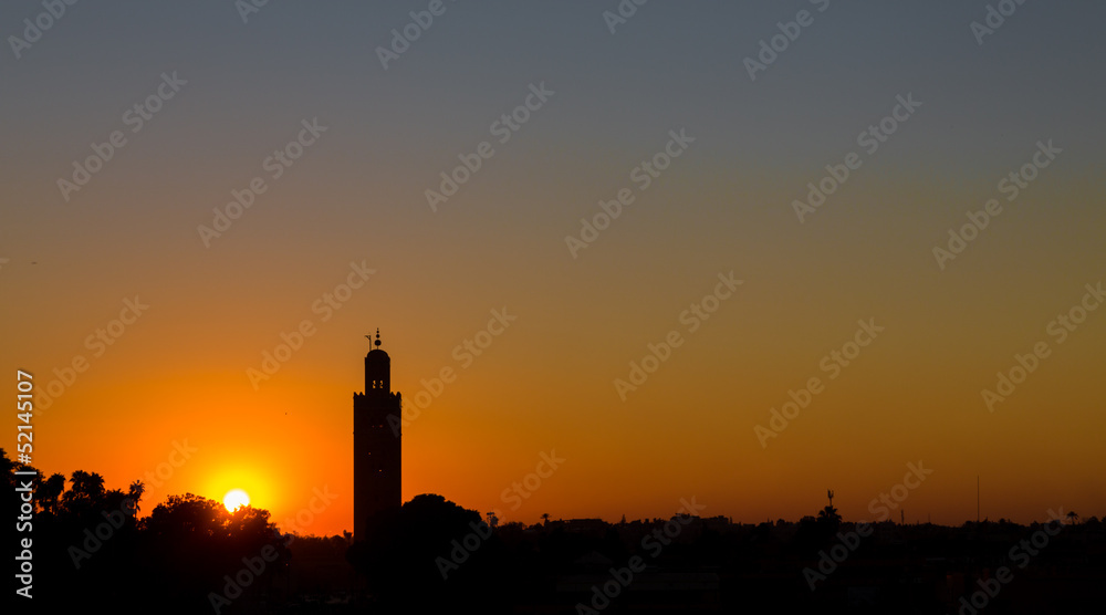 Marrakesh sunset