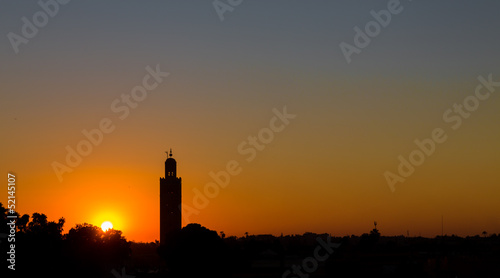 Marrakesh sunset