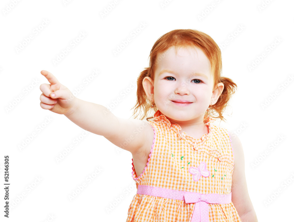 little girl pointing little girl pointing