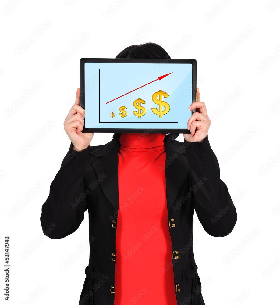 touch pad with chart