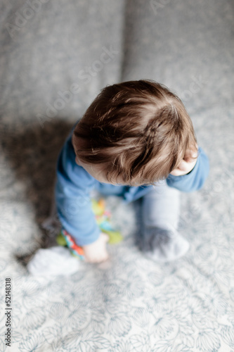 head of a baby
