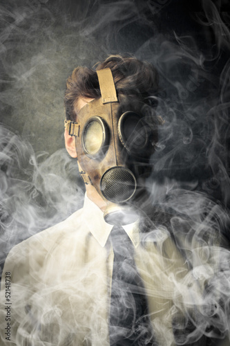 gas mask photo