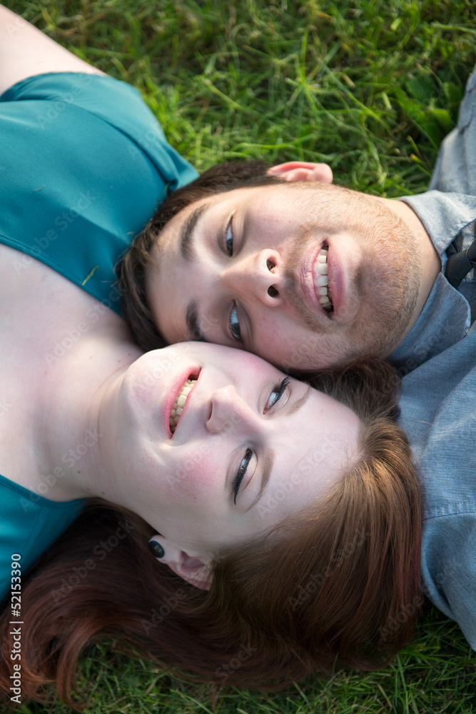 Laying on the grass Laying on the grass
