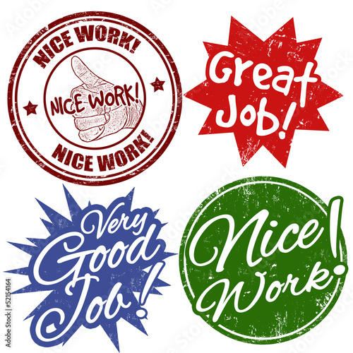 Work award stamps