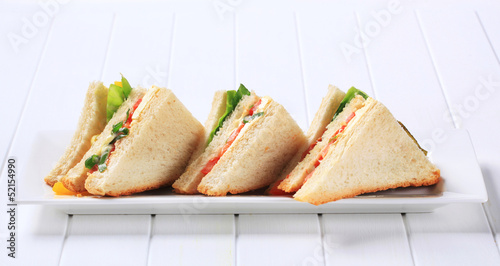Vegetable Sandwiches photo