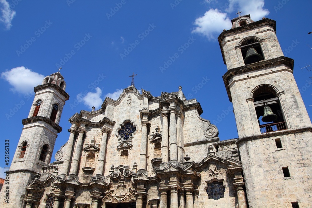 Fototapeta premium Cuba - Havana Cathedral