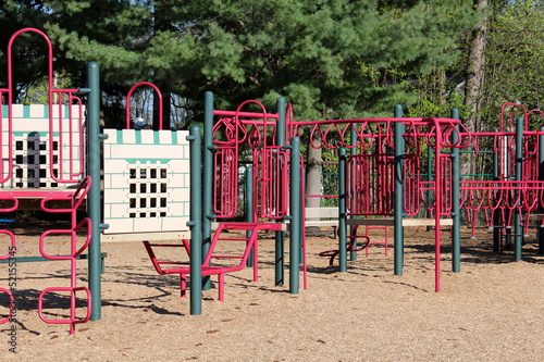 New playground for neighborhood children to play in