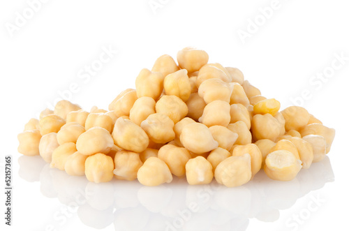 Pile of chickpeas