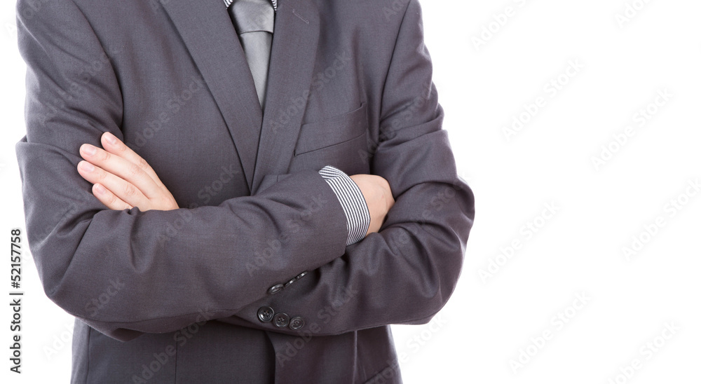 close up portrait of business man body isolated on white backgro close up portrait of business man body isolated on white backgro