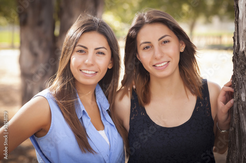 Two Mixed Race Twin Sisters...