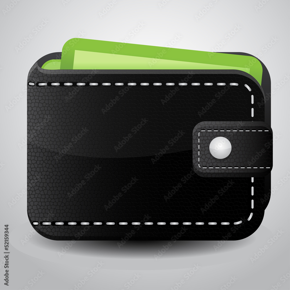 Black Leather Wallet Black Leather Wallet