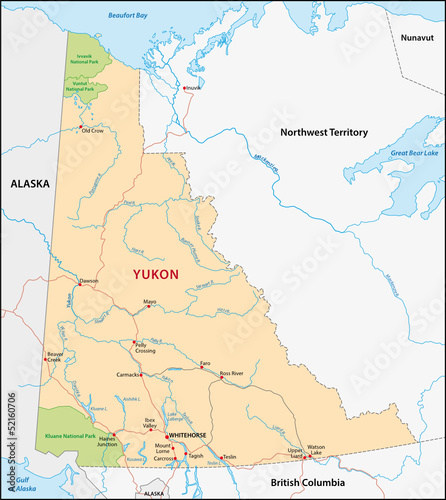 Yukon map