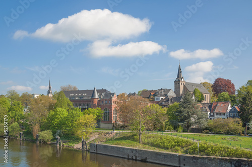 Altstadt von Essen-Kettwig an der Ruhr im Ruhrgebiet