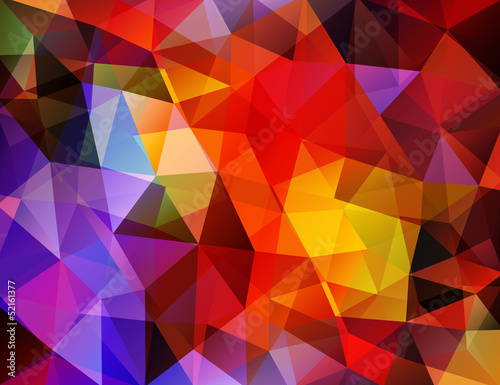 Abstract Polygonal Background. Vector Illustration