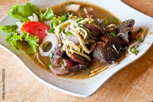 Crab salad with pickled form Thailand