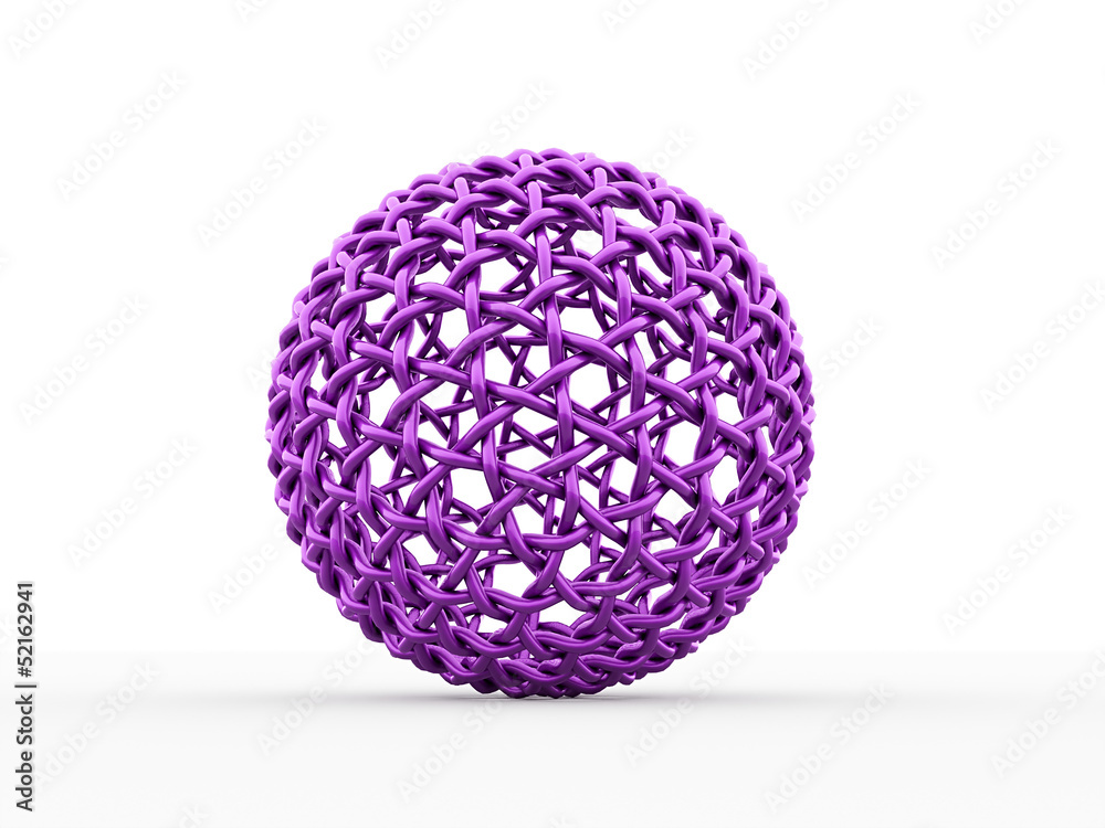 Abstract sphere isolated Abstract sphere isolated