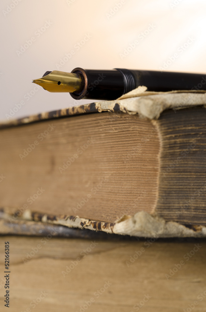 Obraz premium Book and Pen