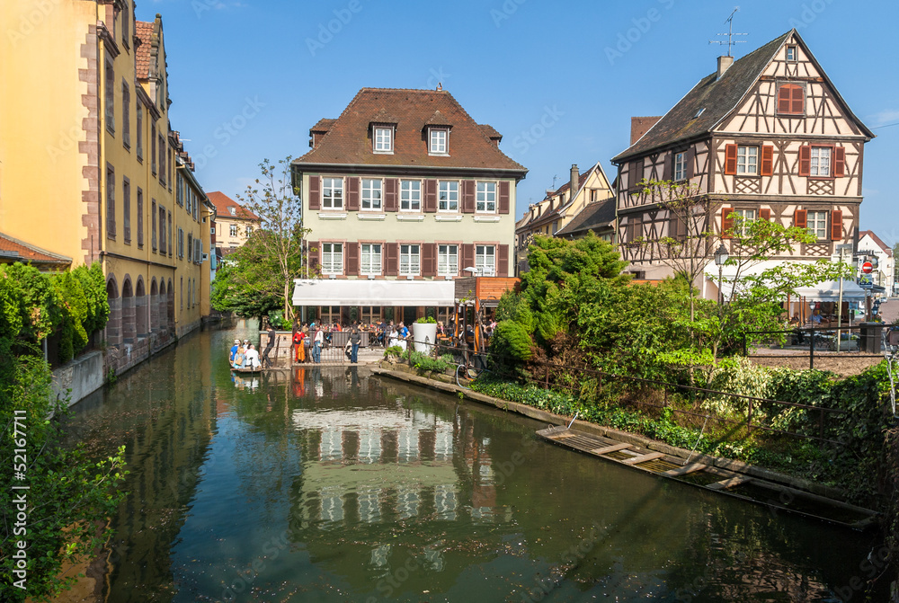 Small Venice district of Colmar - Alsace, France