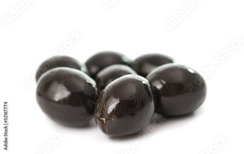 bunch of black olives