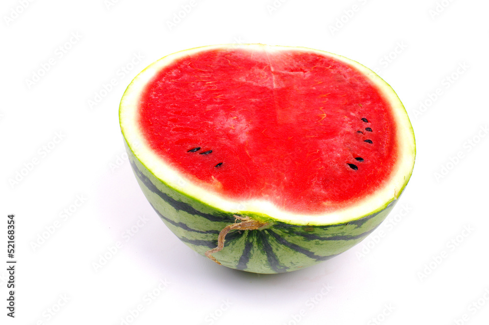 Watermelon from japan isolated on white background Watermelon from japan isolated on white background