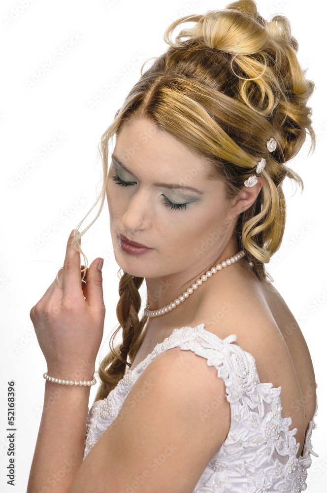 Beauty wedding hairstyle