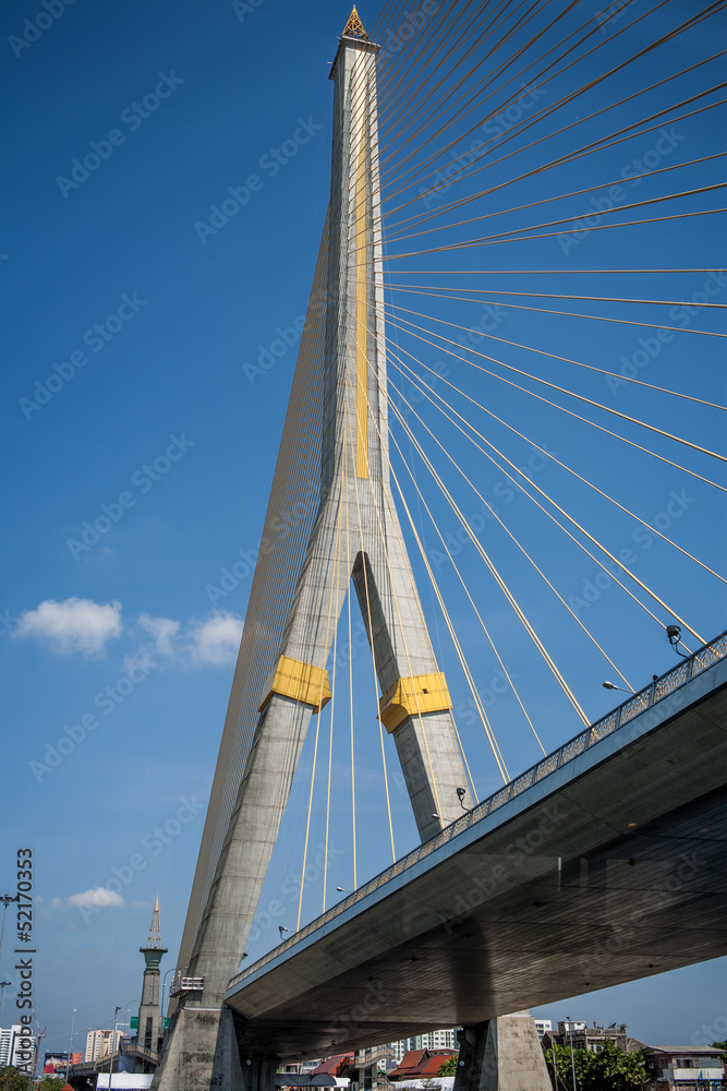 Obraz premium King Rama VIII Bridge