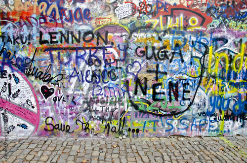 Strassenkunst - Graffiti 3  Prag 