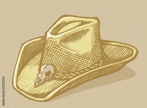 Stetson hat sketch