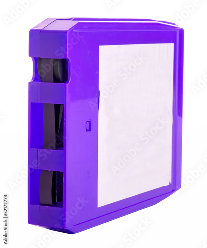 Old Eight Track Tape Purple with copy space