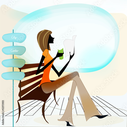 vector woman