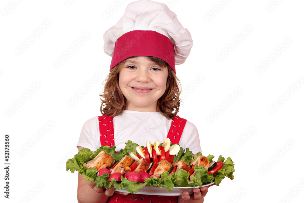beautiful little girl cook with gourmet food beautiful little girl cook with gourmet food