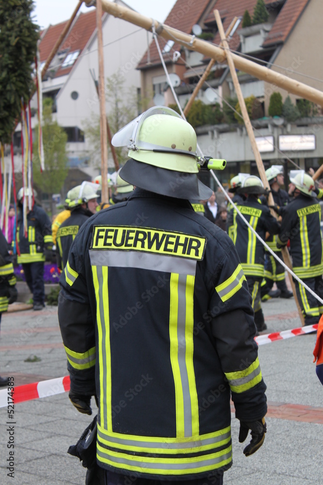 Fototapeta premium Feuerwehr im Einsatz 112