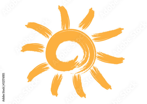 Summer sun icon