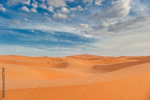 Sand dunes of Erg Chebbi  Morocco
