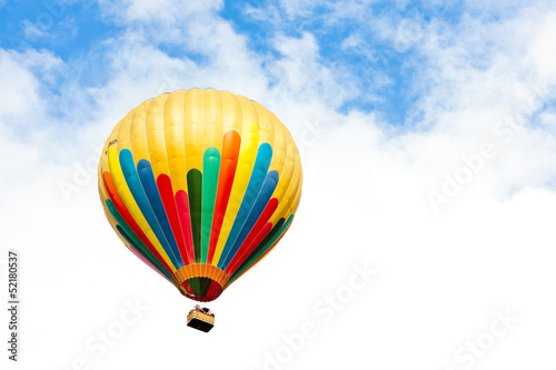 hot air balloon  Provence  France